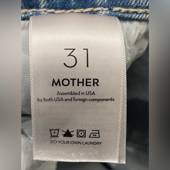 MOTHER SUPERIOR High Waisted Rider Skimp Jeans The Confession Denim Women’s 31 - Picture 7 of 15